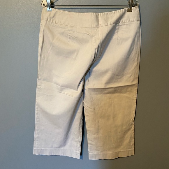 3/$29 Sandro tan capris size 14 - Picture 2 of 3